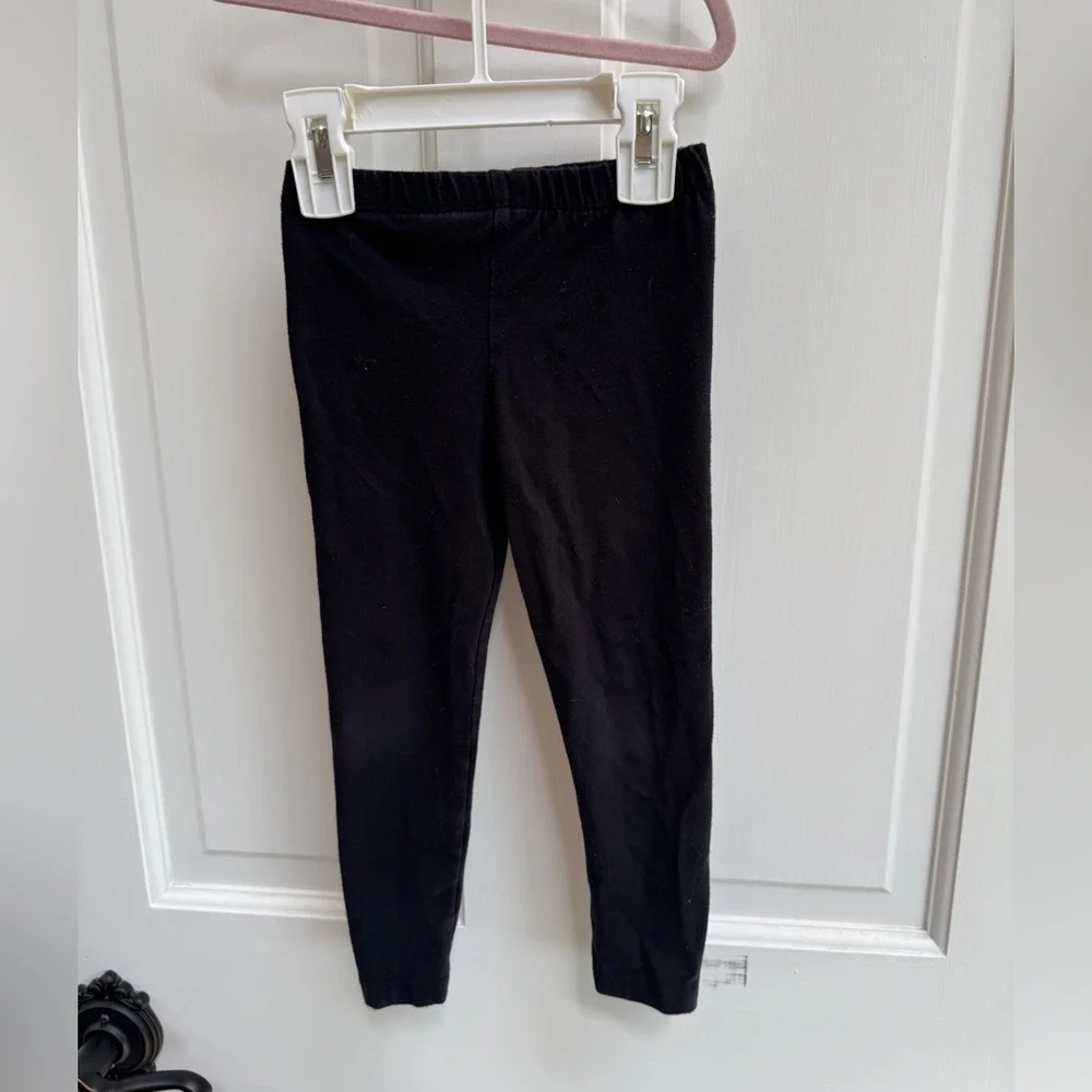 The Children's Place 3T Girls Black Leggings Stretchy Fit Pants